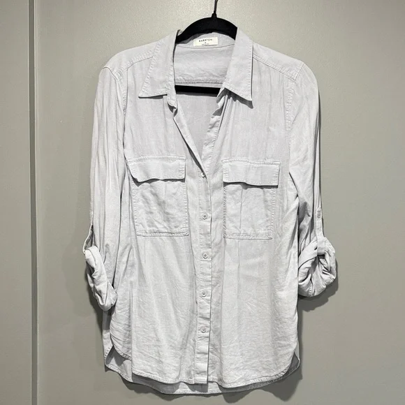 ARITIZA-Babaton linen utility button down - Picture 1 of 5